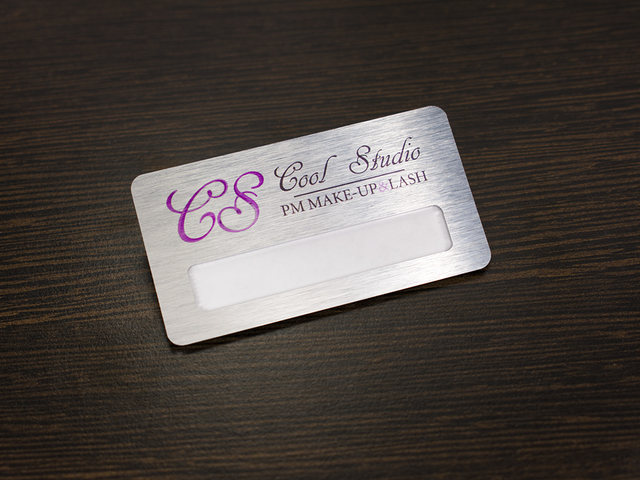 бейджик металлический с логотипом