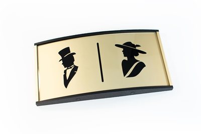 табличка с выпуклым профилем - фото №6